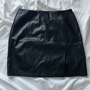 Vegan Leather skirt